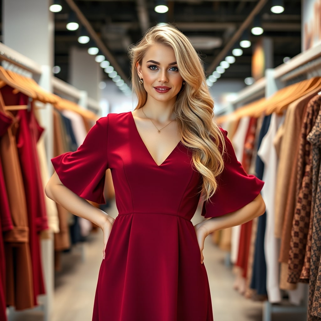 Red Modern dress